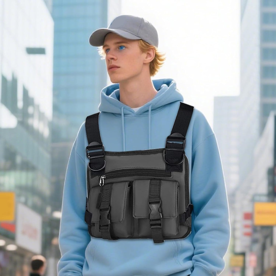 Lekka regulowana kamizelka biegowa dla mężczyzn – Dravon