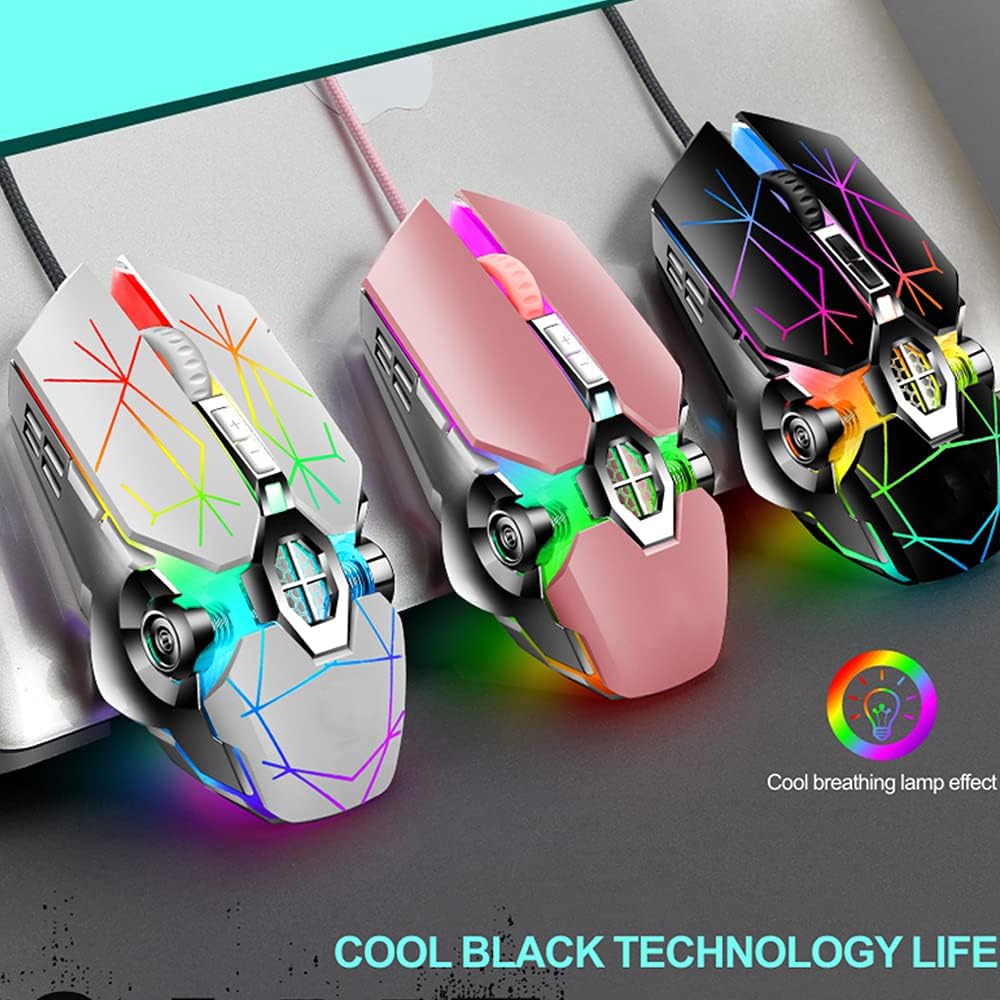 87-klawiszowa mechaniczna klawiatura gamingowa z podświetleniem RGB, z niebieskimi switchami