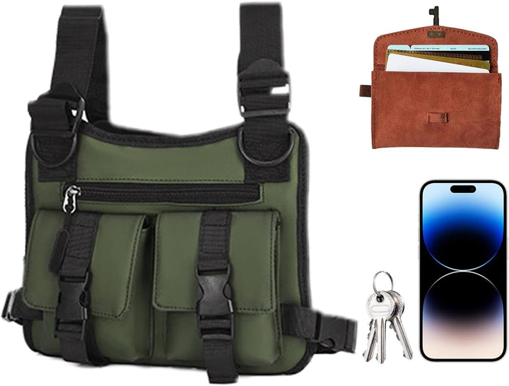 Lekka regulowana kamizelka biegowa dla mężczyzn – Dravon