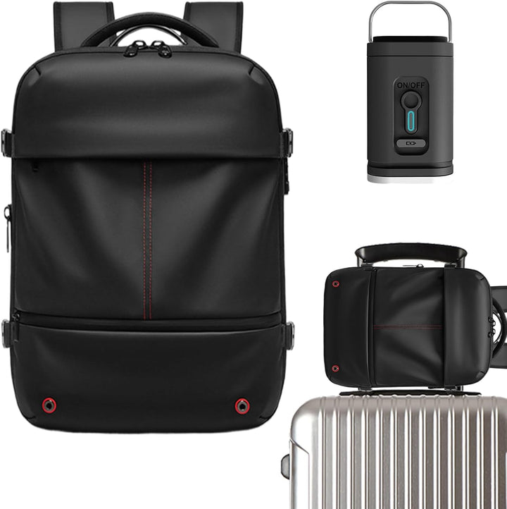 Rozszerzalny i wodoodporny plecak podróżny z kompresją próżniową – Arvid