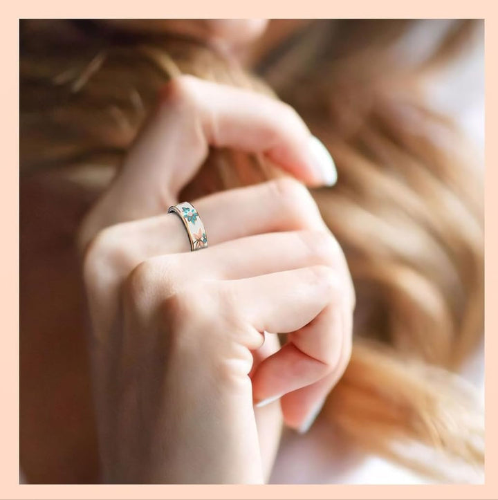 Smart Enamel Wellness Ring – Fitness i śledzenie snu dla iOS i Android – Aurina