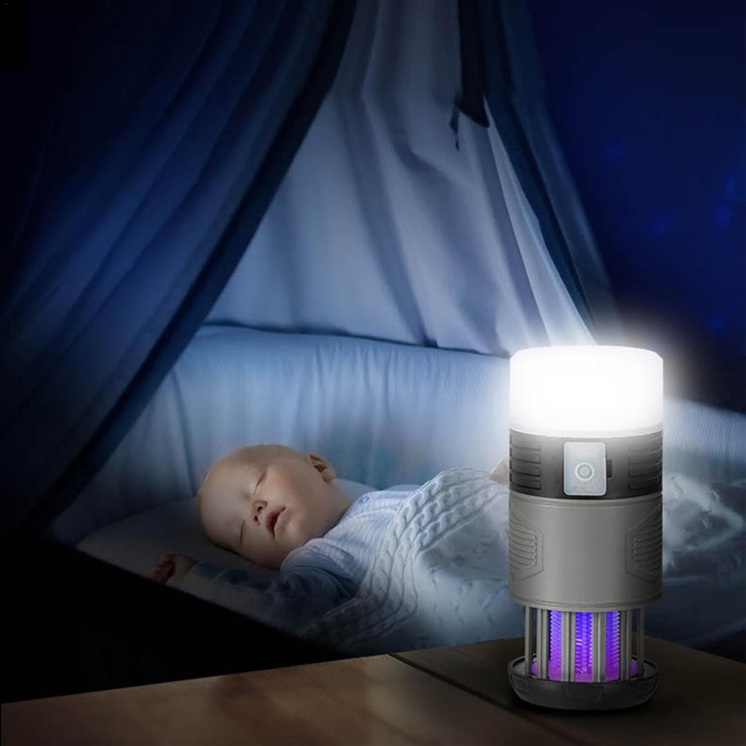 Lampa UV z pułapką na muchy zasilaną energią słoneczną – Zynora