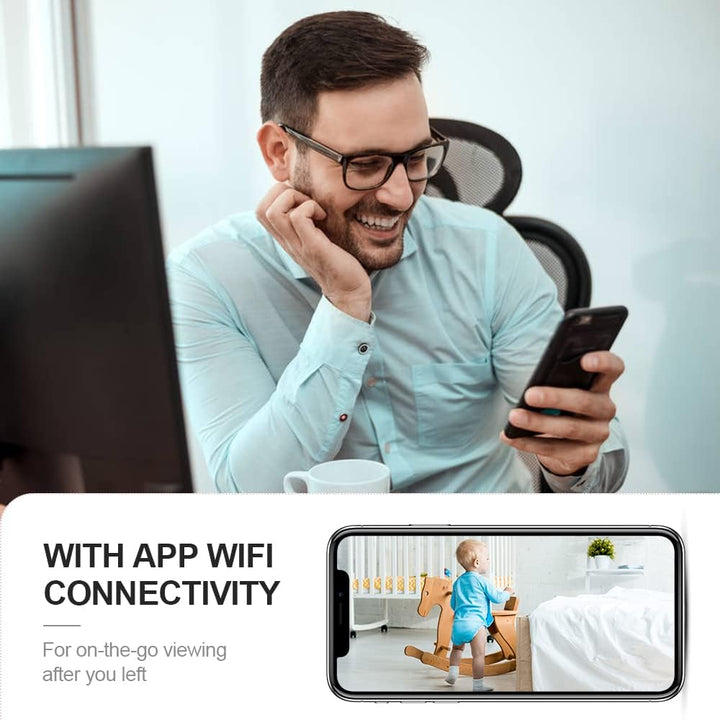 Mini-kamera bezpieczeństwa 4K WiFi ukryta kamera wewnętrzna z funkcją nocną