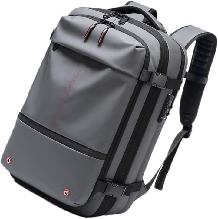 Odkurzacz plecakowy – Rozszerzana wodoodporna torba podróżna 60L z kieszenią na laptop – Trivora