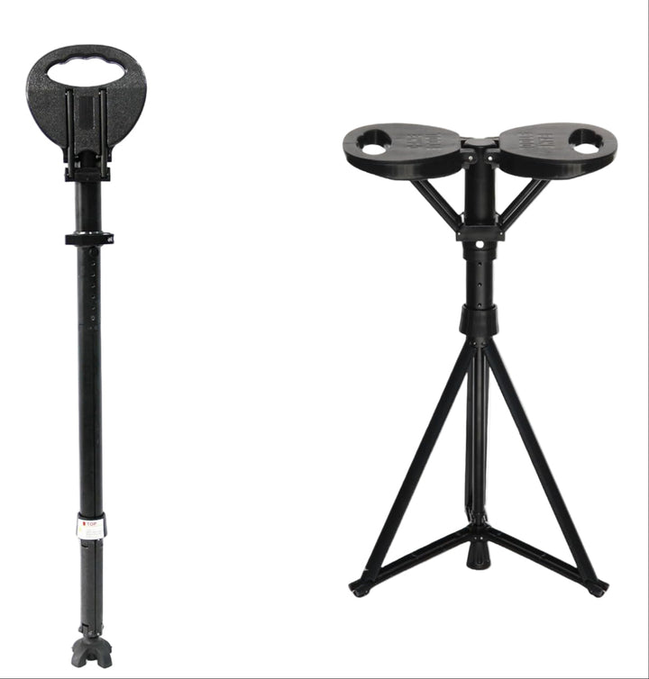 Klappstock mit Sitz – StepMate