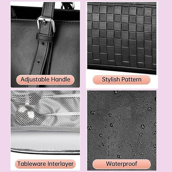 Damska izolowana torba na lunch z kieszenią na laptopa