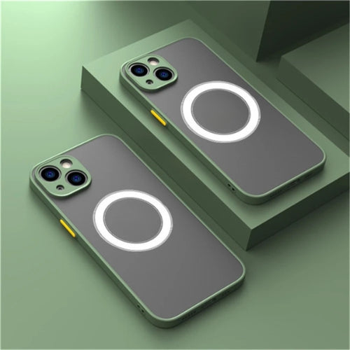 Mattes magnetyczna etui na telefon z Magsafe i ochroną przed upadkiem – 1+1 ZA DARMO