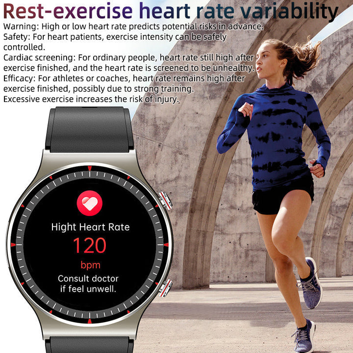 Zegarek EKG z sensorem poziomu tlenu we krwi i tętna – CardioTrack
