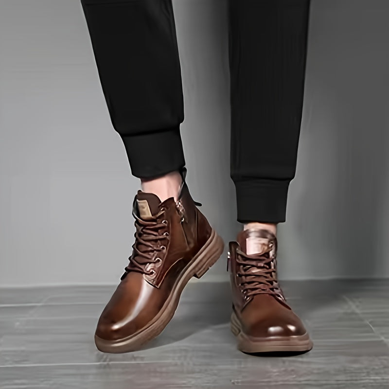 Ciepłe i stylowe buty za kostkę męskie - Arvo