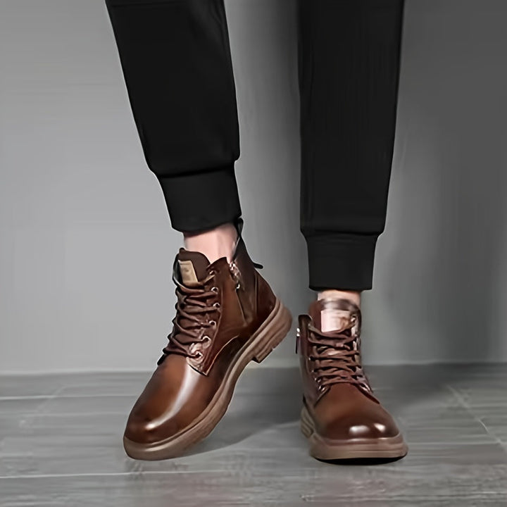 Ciepłe i stylowe buty za kostkę męskie - Arvo
