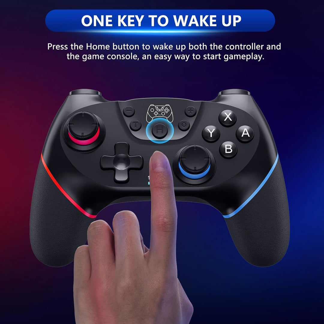 Kontroler bezprzewodowy z joystickami z efektem Halla i funkcją Turbo - Nexora