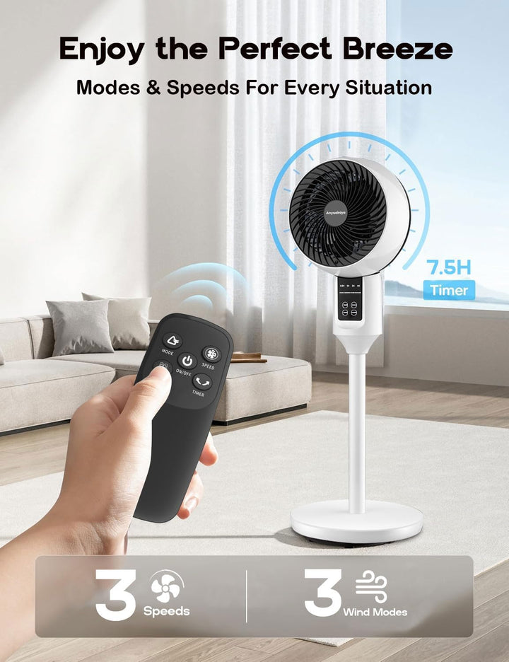 Wentylator stojący regulowany z oscylacją 3D – Aerion