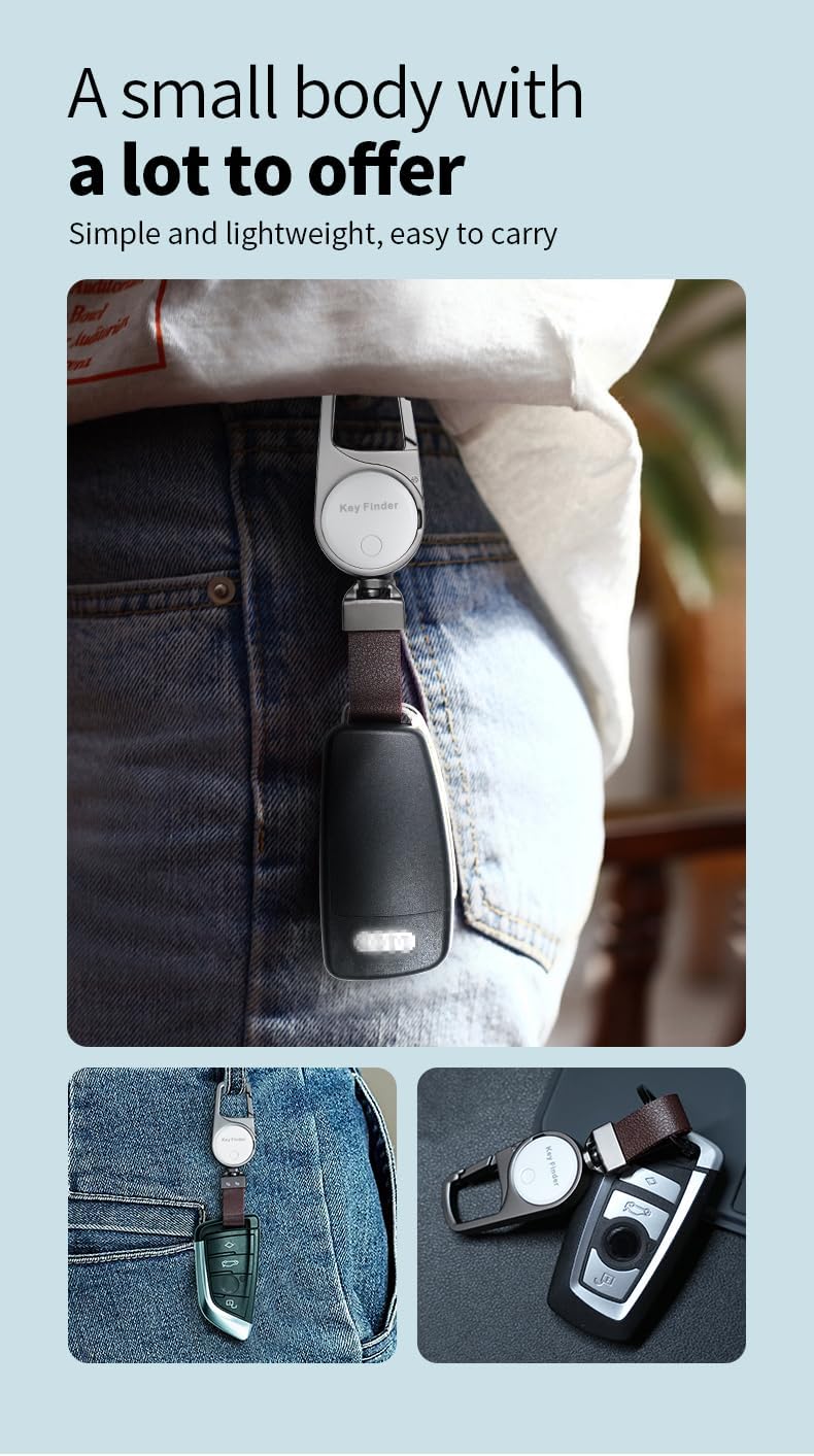 Smart Anti-Lost Locator breloczek – śledzenie w czasie rzeczywistym z Find My – Zeyora