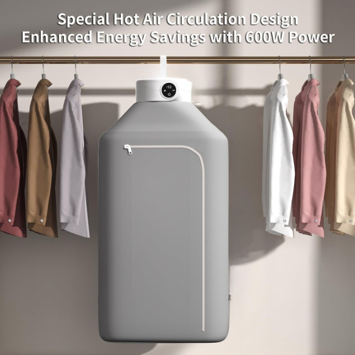 Przenośna suszarka do ubrań z składanym torbą do małych przestrzeni