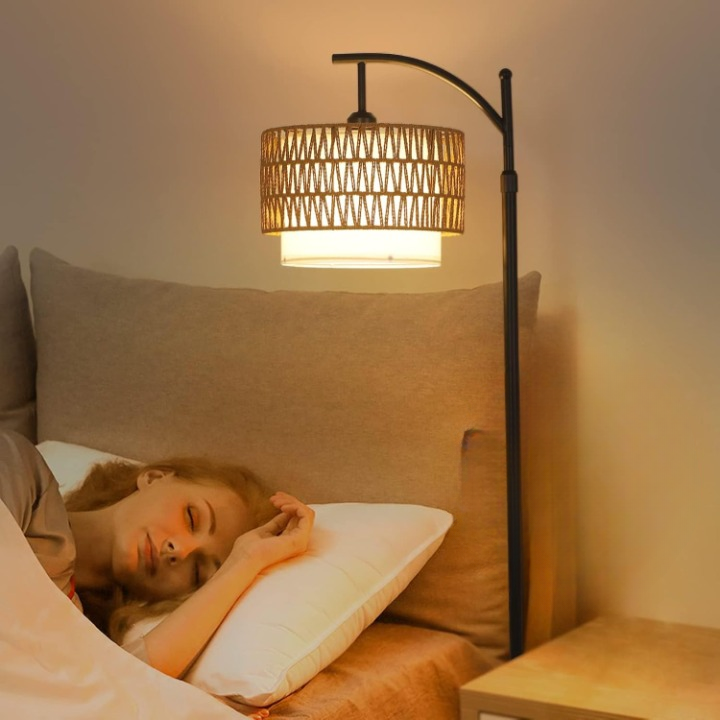 Lampa łukowa z pilotem i podwójnymi kloszami – Norvella