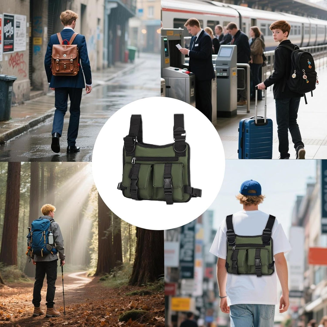 Lekka regulowana kamizelka biegowa dla mężczyzn – Dravon