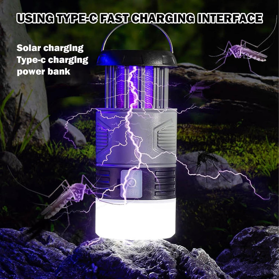 Lampa UV z pułapką na muchy zasilaną energią słoneczną – Zynora