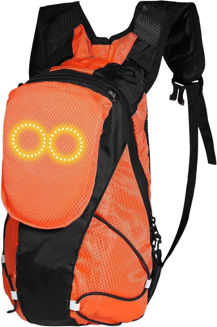 LED-Motorrad-plecak – Świecąca torba bezpieczeństwa na wycieczki i nocne jazdy – Lumaro