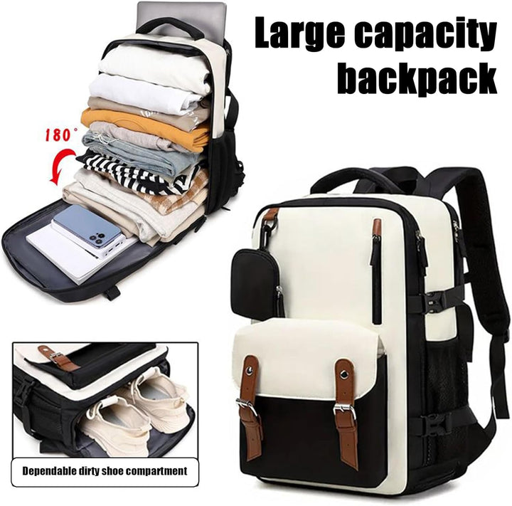 Plecak podróżny o dużej pojemności, wodoodporny i rozbudowywalny – Elorio