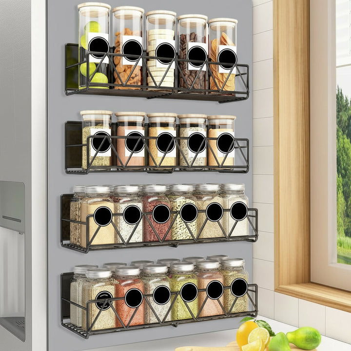 No-Drill Magnetic Spice Rack Set – Vespera