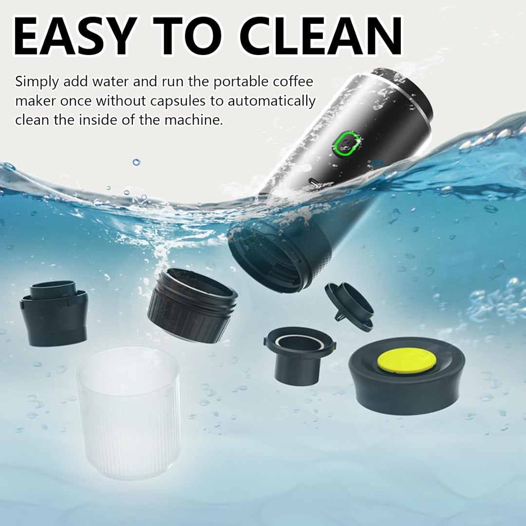 Przenośny ekspres do kawy 3 w 1 z akumulatorem do ładowania – Raverno