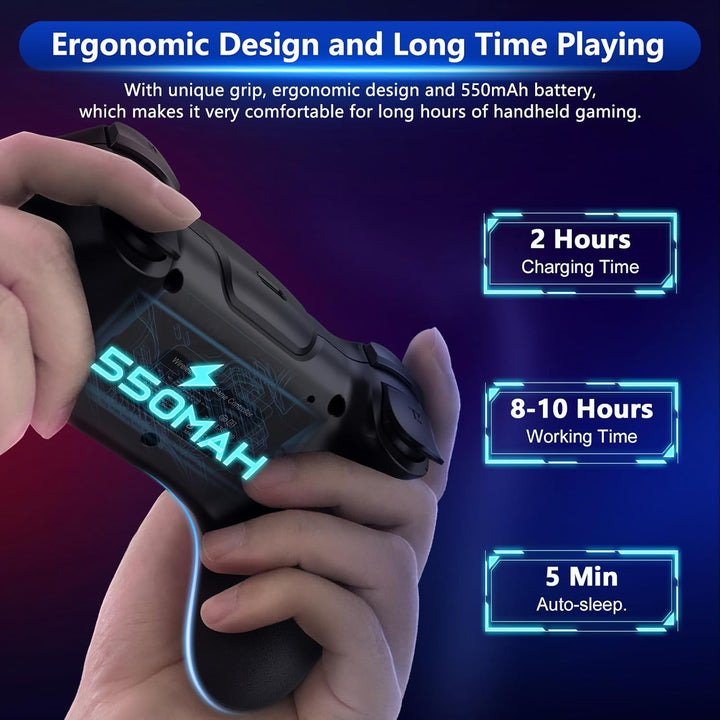 Kontroler bezprzewodowy z joystickami z efektem Halla i funkcją Turbo - Nexora