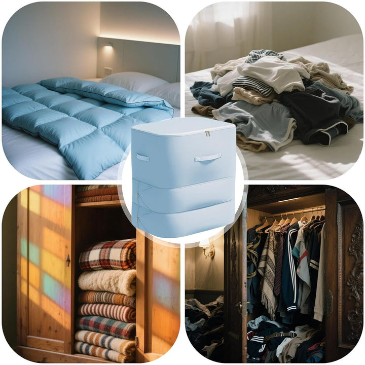 Duża torba do przechowywania pościeli, odporna na kurz, z samokompresem – Corvina