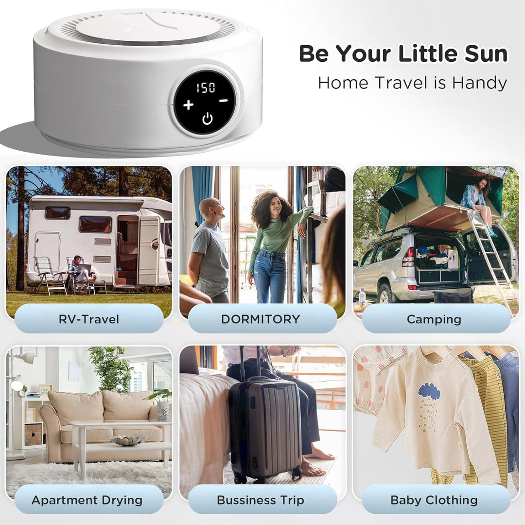 Przenośna suszarka do ubrań z składanym torbą do małych przestrzeni