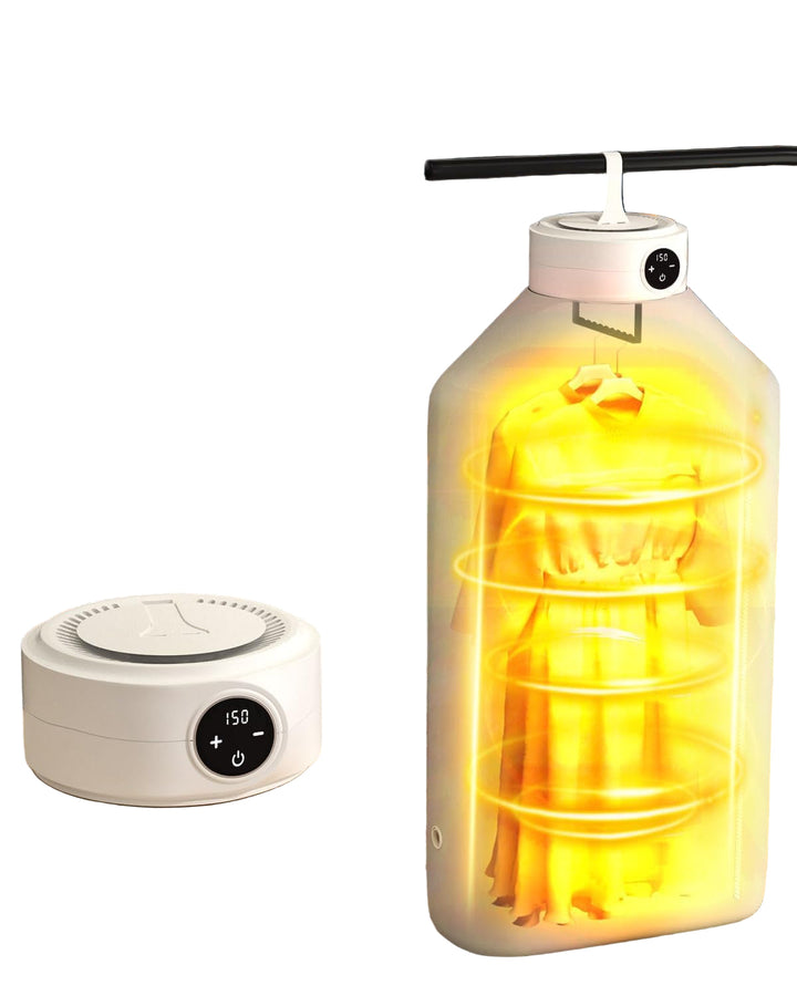 Przenośna suszarka do ubrań z składanym torbą do małych przestrzeni