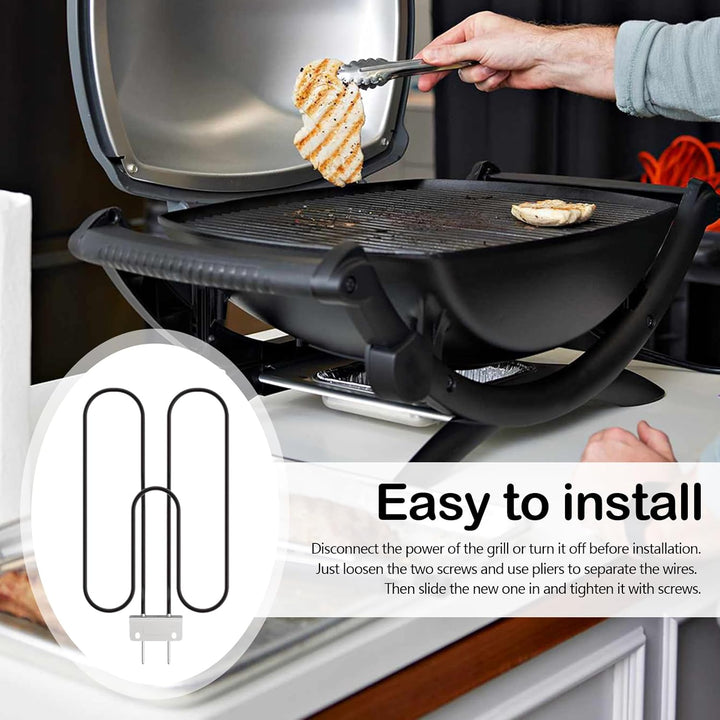 Wysokowydajna spiralna grzałka ze stali nierdzewnej 2200W do zewnętrznego grilla elektrycznego – Zeythra