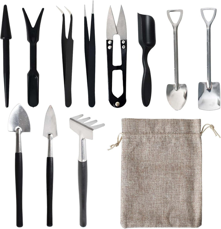 Zestaw narzędzi do sukulentów 12 w 1 z torbą do przechowywania do uprawy roślin w pomieszczeniach