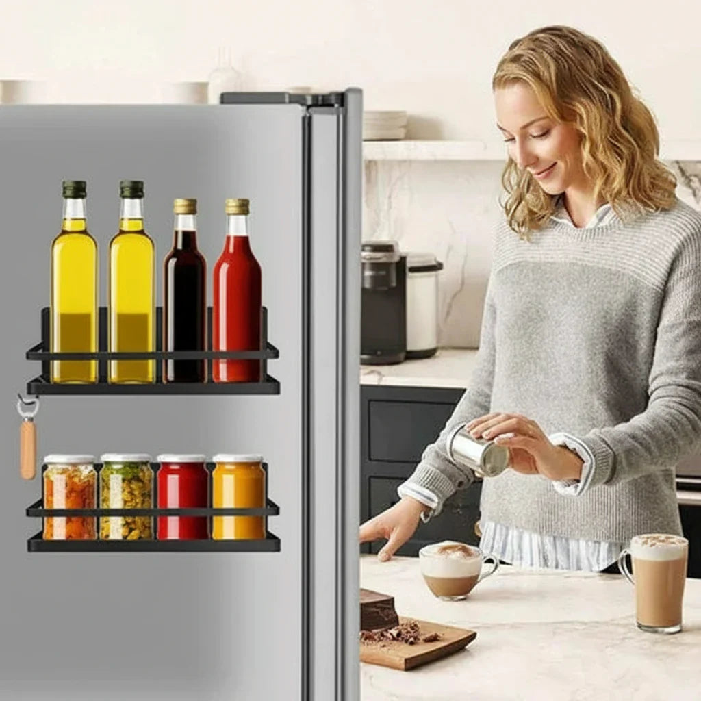 No-Drill Magnetic Spice Rack Set – Vespera