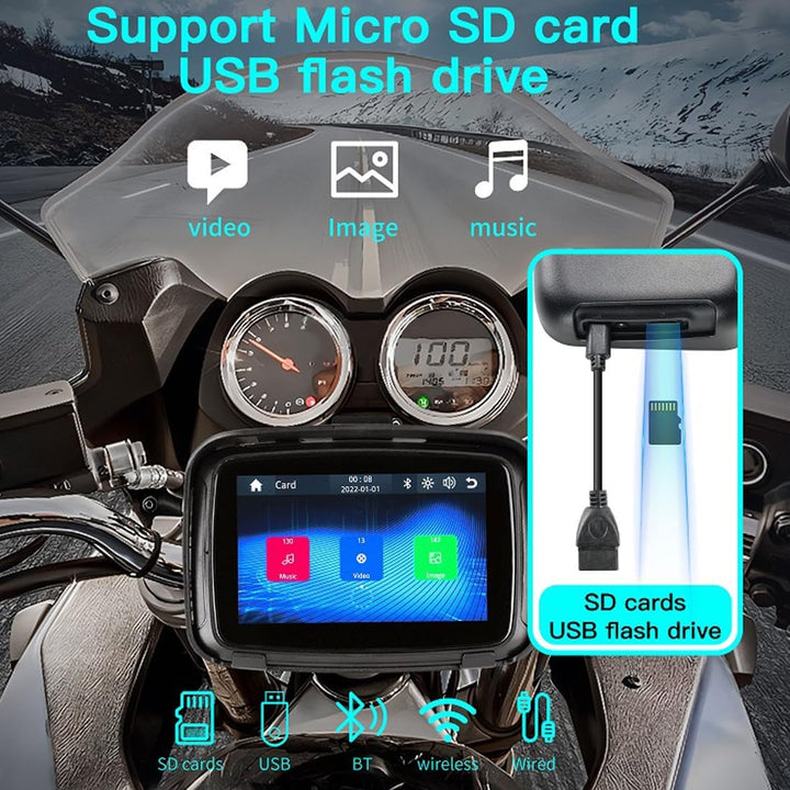 Przenośny monitor motocyklowy z ekranem IPS o przekątnej 5" (12,7 cm) – RideMate
