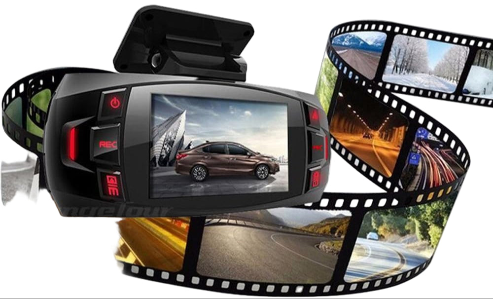 Dual Camera Dash Cam 2,7" LCD z 170° szerokokątnym i widokiem z tyłu