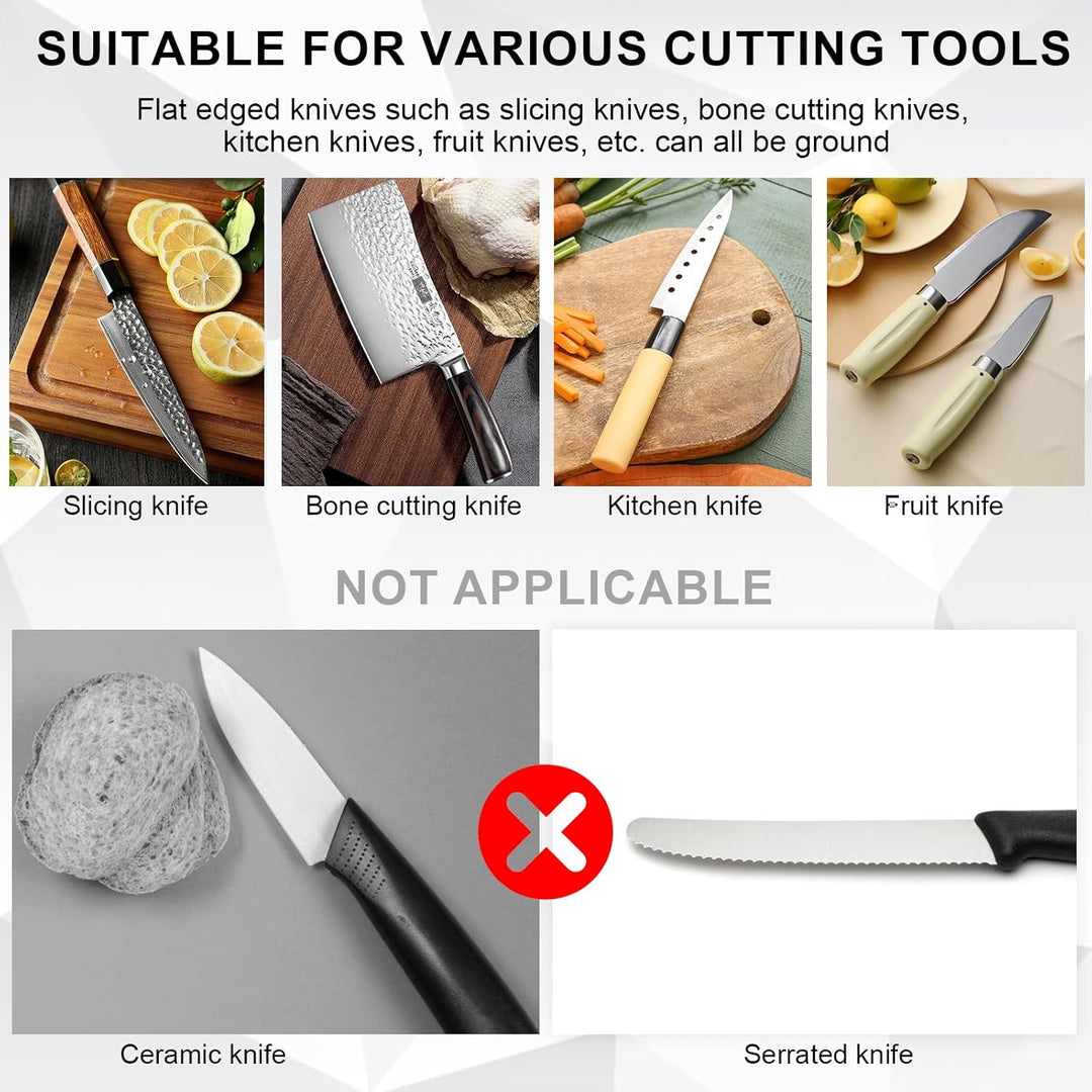 Elektromagnetyczny ostrzałka do noży z 3 prędkościami i wyświetlaczem LED – EdgeMaster