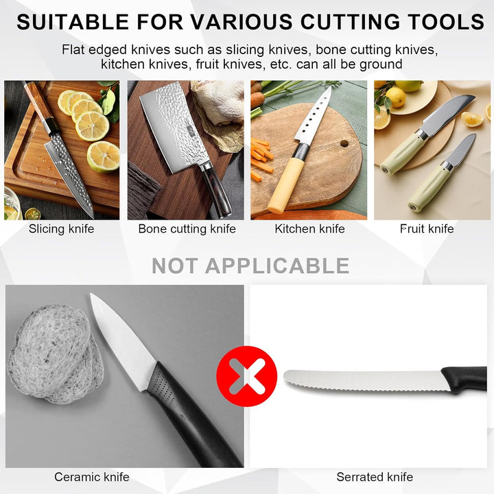 Elektromagnetyczny ostrzałka do noży z 3 prędkościami i wyświetlaczem LED – EdgeMaster