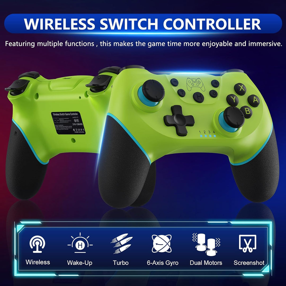 Kontroler bezprzewodowy z joystickami z efektem Halla i funkcją Turbo - Nexora