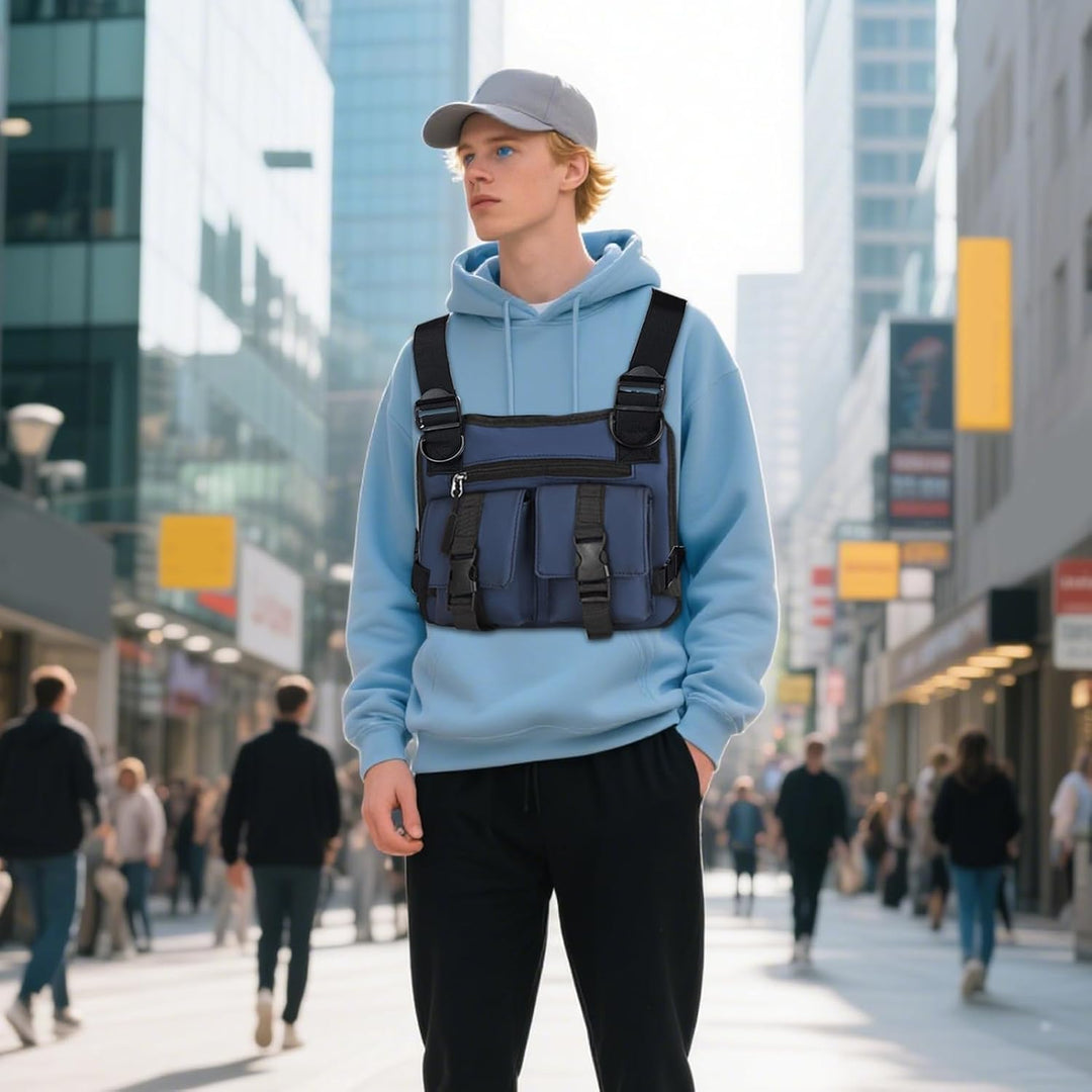 Lekka regulowana kamizelka biegowa dla mężczyzn – Dravon