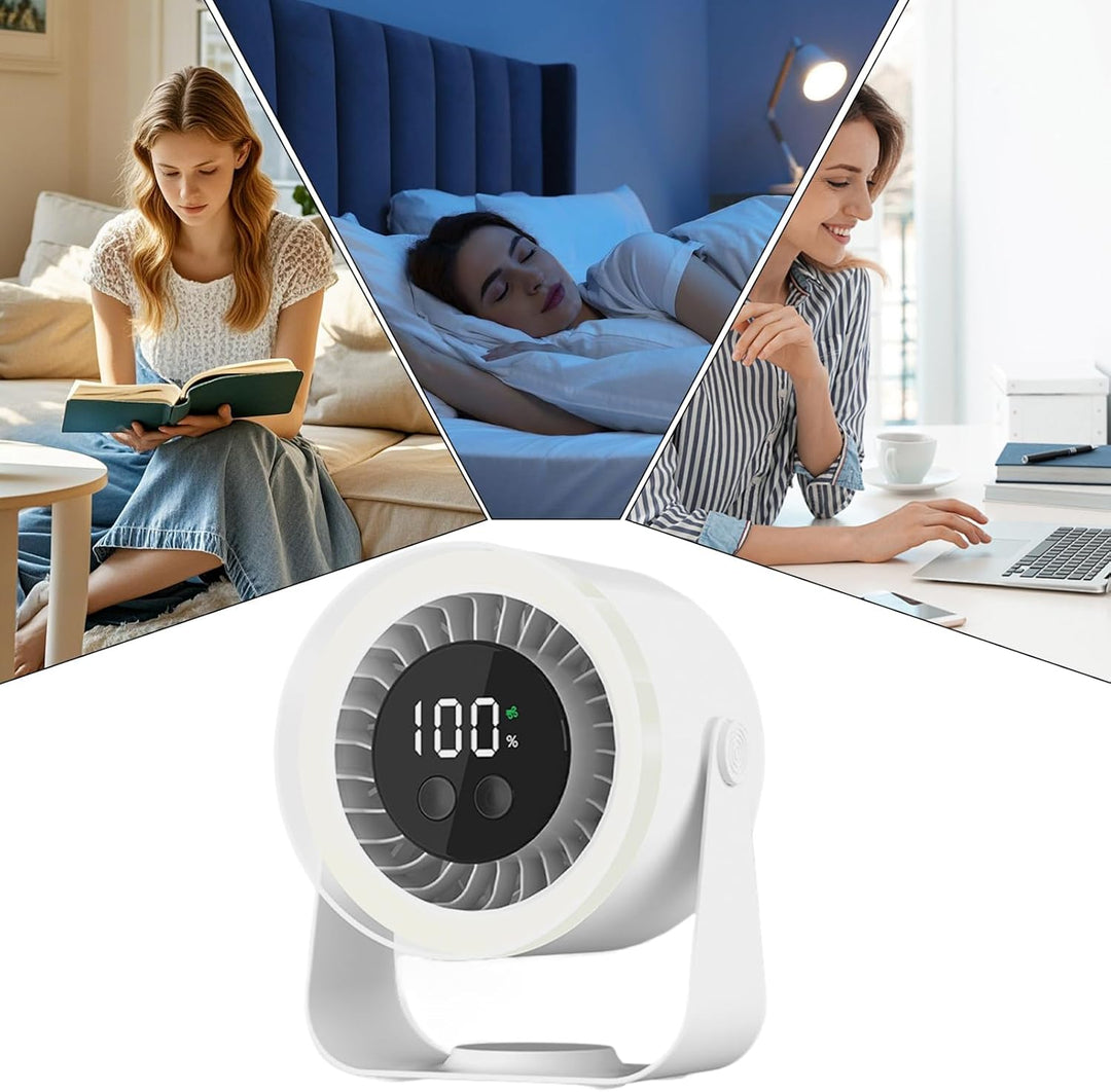 Cichy wentylator biurkowy – Auralis