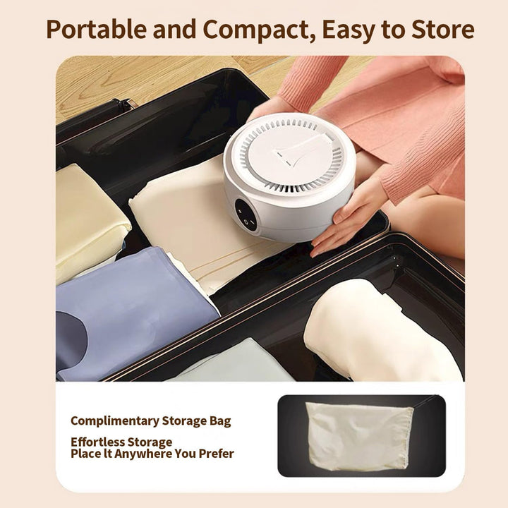 Przenośna suszarka do ubrań z składanym torbą do małych przestrzeni