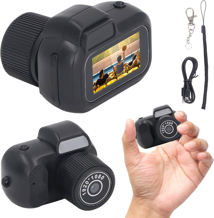 Mini kamera cyfrowa 1080P z ekranem kolorowym i baterią na 100 minut – Lurevo (1+1 GRATIS)