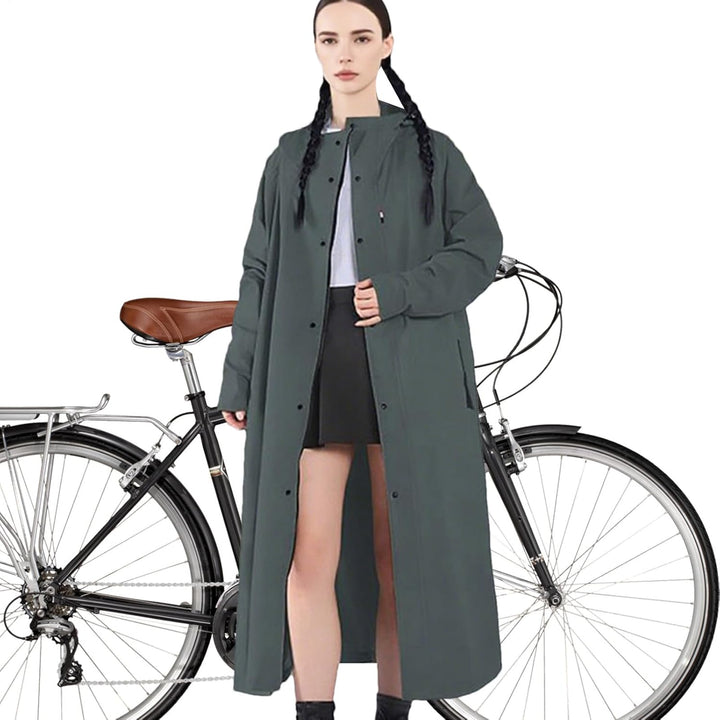 Długi płaszcz przeciwdeszczowy – Veridra