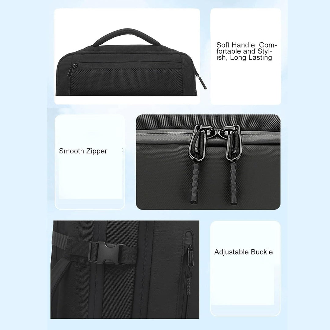 Rozszerzalny plecak turystyczny z vacuum 56–75L z pompą – Dravion