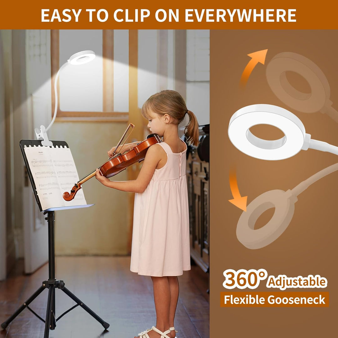 3 tryby kolorów lampki biurkowej LED z elastycznym ramieniem w kształcie łabędzia – Selvara (1+1 GRATIS)