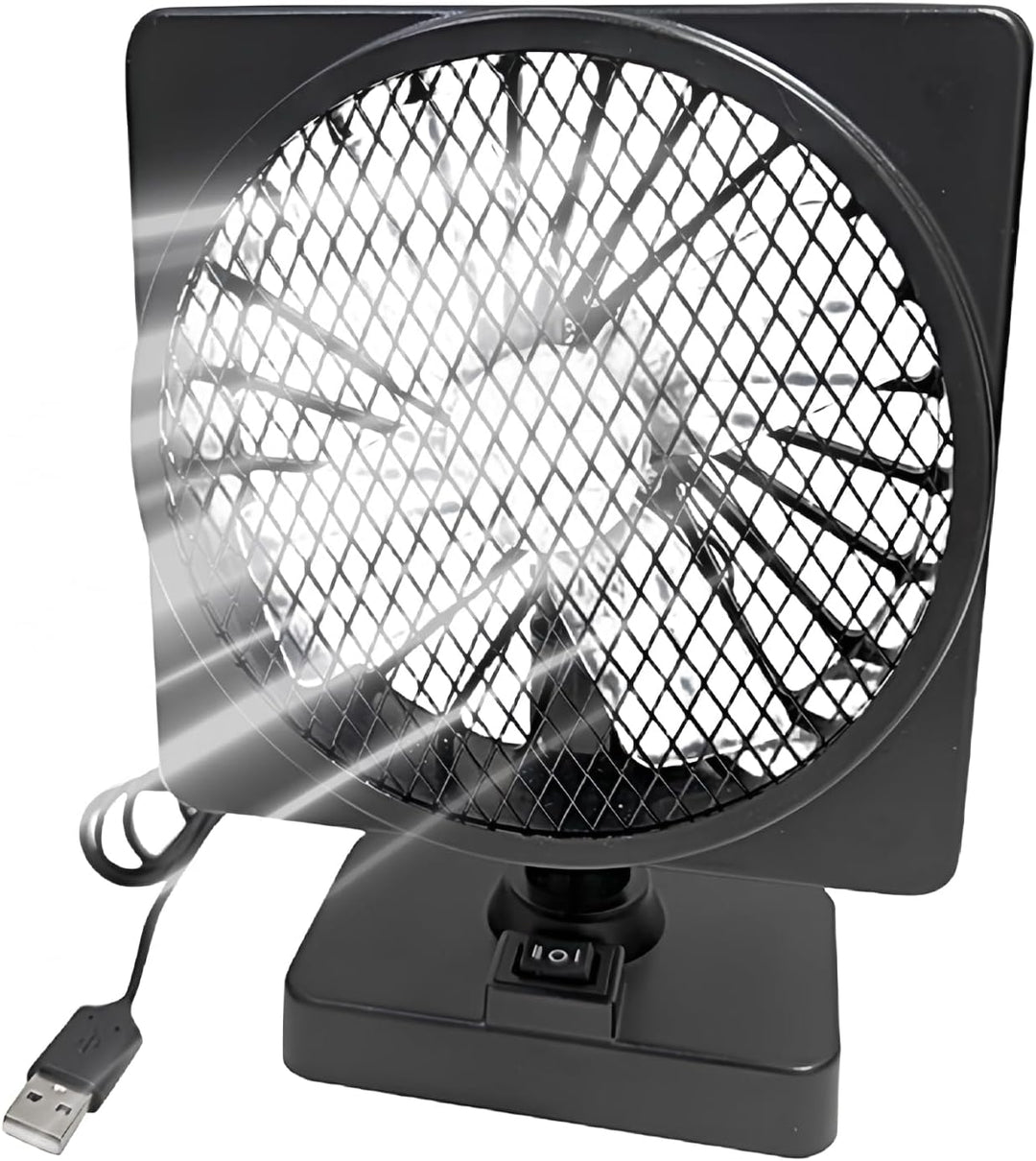 Wentylator powietrza 12V USB do klimatyzacji samochodowej z chłodzeniem z obrotem 360° (1+1 GRATIS) – Aurovent