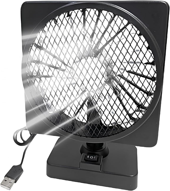 Wentylator powietrza 12V USB do klimatyzacji samochodowej z chłodzeniem z obrotem 360° (1+1 GRATIS) – Aurovent