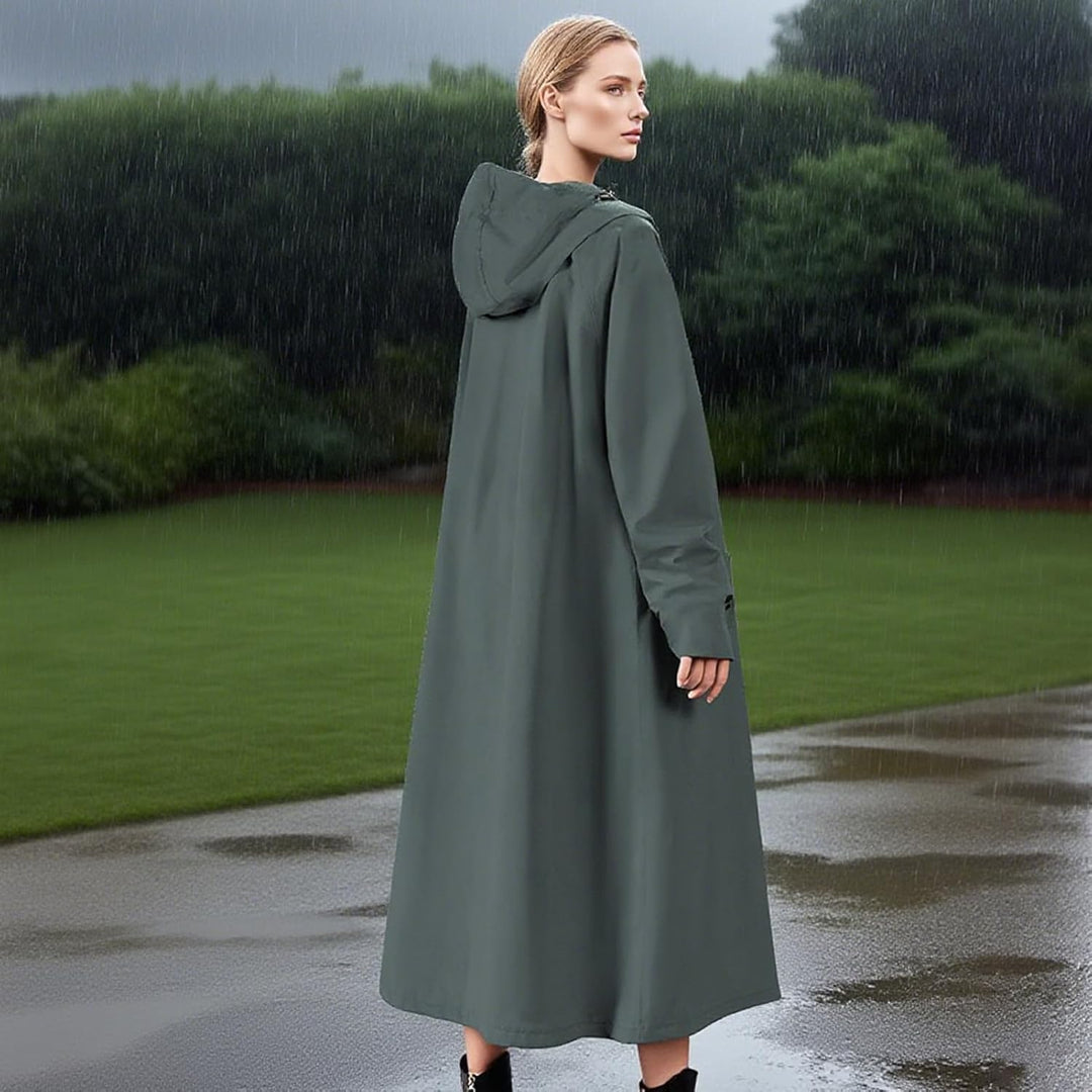 Długi płaszcz przeciwdeszczowy – Veridra