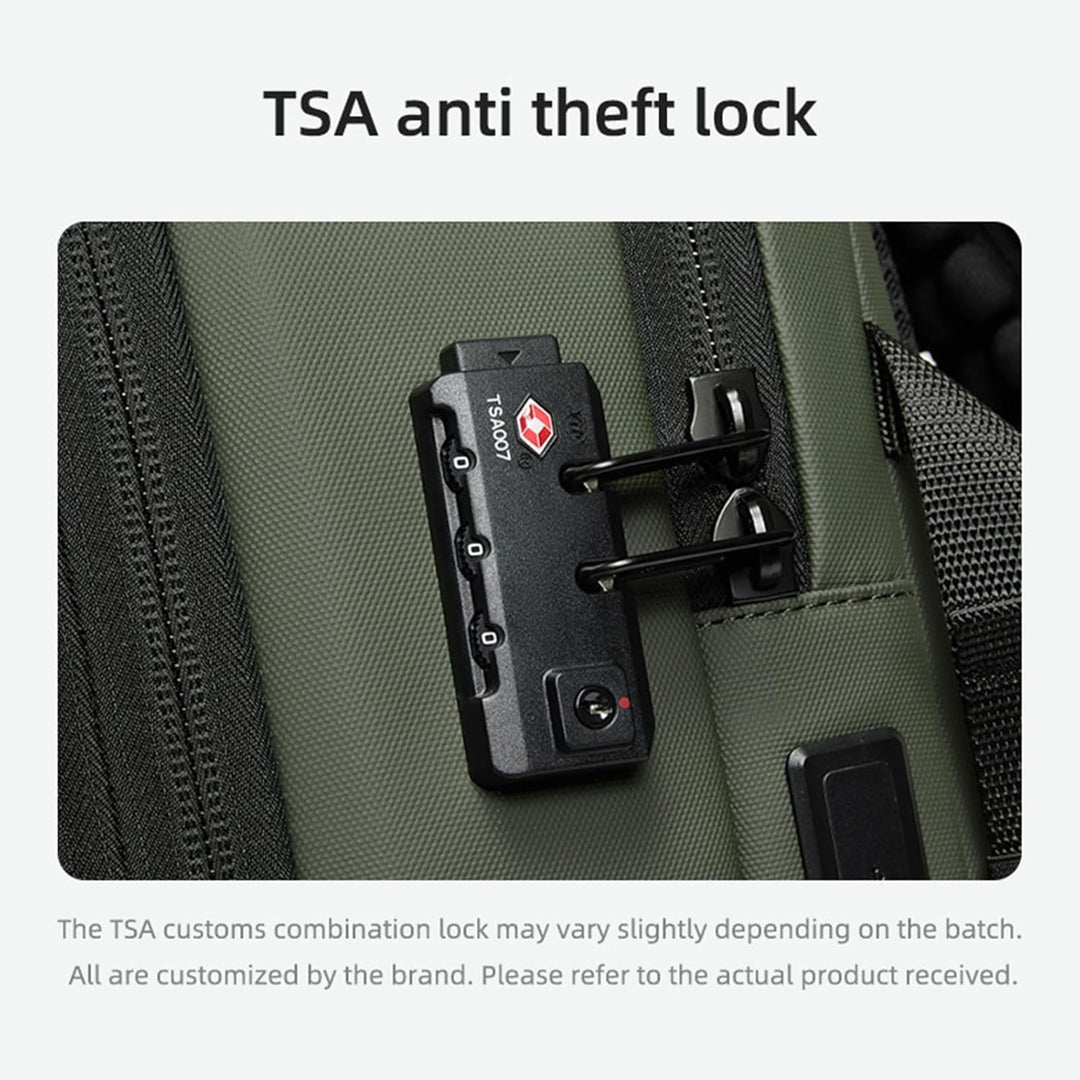 Rozszerzalny i wodoodporny plecak podróżny z kompresją próżniową – Arvid