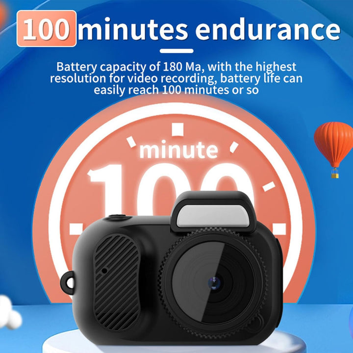 Mini kamera cyfrowa 1080P z ekranem kolorowym i baterią na 100 minut – Lurevo (1+1 GRATIS)