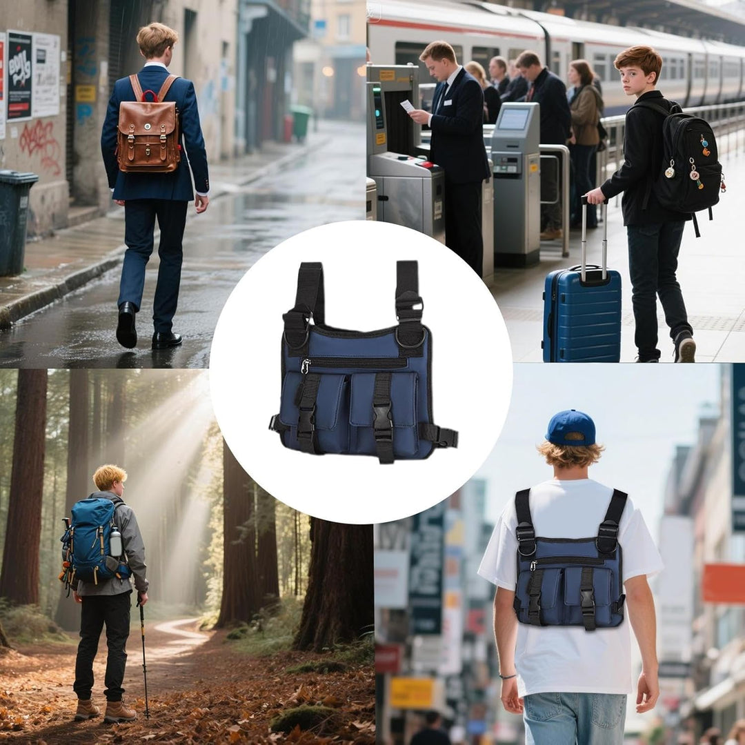 Lekka regulowana kamizelka biegowa dla mężczyzn – Dravon